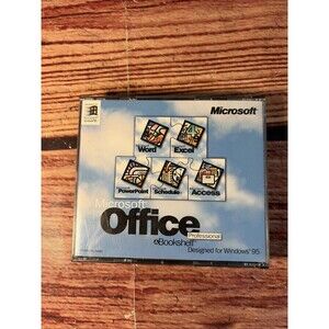 Microsoft Office 95 Professional 7.0 Access 95 PC 2CD Win95/98/Me/XP
